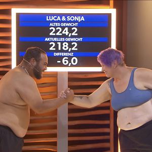 Favoriten? "Biggest Loser"-Kandidaten flashen mit Abnahme