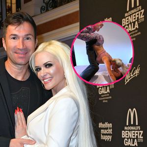 Total gelenkig: So knutscht Dani Katzenberger ihren Lucas