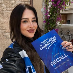 Luisa Früh ist total stolz auf ihren DSDS-Recall-Zettel