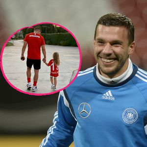 Total süß! Lukas Podolski teilt ein Foto mit seiner Tochter