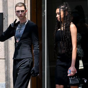 Partnerlook: Machine Gun Kelly mit Tochter auf Fashionshow