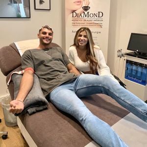Vor Dubai-Trip: Marcellino und Dijana gönnen sich Infusion