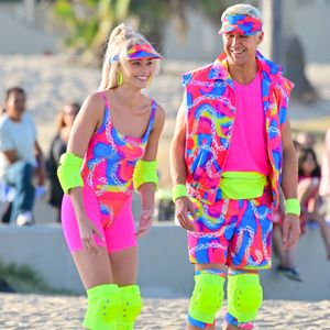 Margot Robbie und Ryan Gosling drehen in superschrägem Look