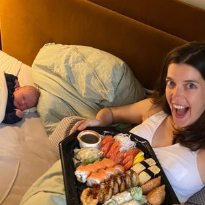 Endlich wieder Sushi: GNTM-Star Marie Nasemanns Baby ist da