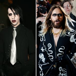 À la Marilyn Manson? Jared Leto trägt dunkles Augen-Make-up
