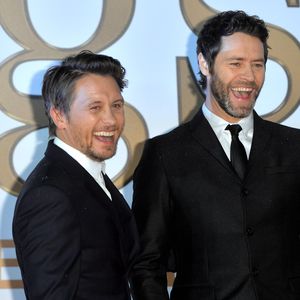 Mark Owen, Howard Donald und Gary Barlow von Take That