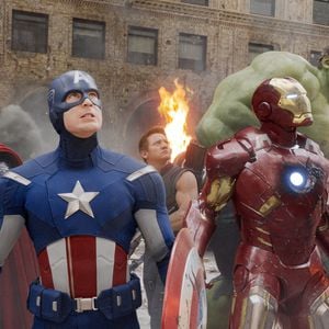 Black Widow, Thor, Captain America, Hawkeye, Iron Man und Hulk in "The Avengers"