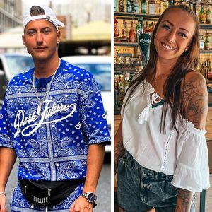 Erwischt! Marvin Kleinen und Sandra Sicora turteln im Klub