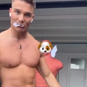 "Hund": Marwin Klute verprügelt Boxsack mit Michas Gesicht