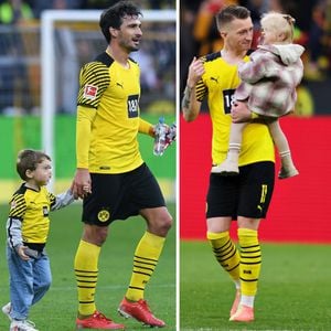 Mats Hummels und Marco Reus bringen ihre Kids aufs Spielfeld