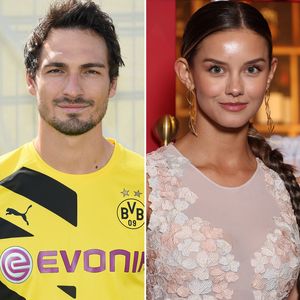 Jetzt turteln Mats Hummels und Nicola bei einem Fußballspiel