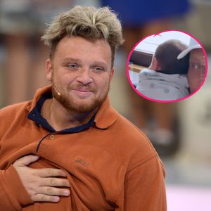 Erstes Video zu zweit: Hier kuschelt Menowin mit Sohn