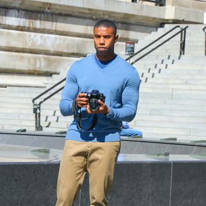 Am Filmset: Michael B. Jordan lässt die Muskeln spielen