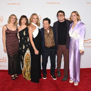 Michael J. Fox genießt Gala im Beisein seiner ganzen Familie