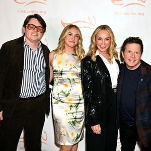 Michael J. Fox strahlt mit Familie auf Parkinson-Benefizgala
