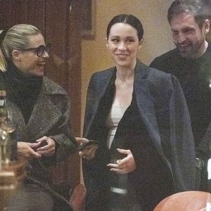 Michelle Hunziker mit Ex Tomaso und Tochter Aurora unterwegs