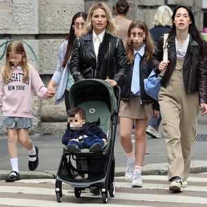 Stylish: Michelle Hunziker shoppt mit Töchtern und Enkel