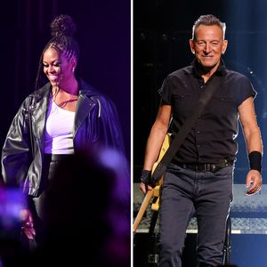Michelle Obama performt mit Bruce Springsteen bei Konzert!