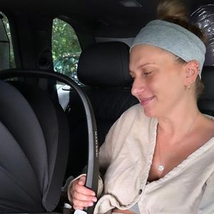 Für Michi von Want und Baby geht es jetzt schon nach Hause