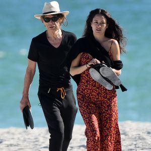 Seltene Bilder: Mick Jagger mit Freundin Melanie unterwegs