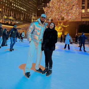 Mike und Leyla Heiter genießen Vorweihnachtszeit in New York