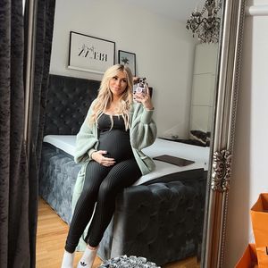 Nathalie Bleicher-Woth ist happy: Sie spürt erste Babytritte