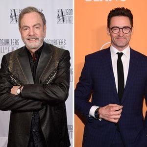Neil Diamond überrascht Hugh Jackman mit signierter Gitarre