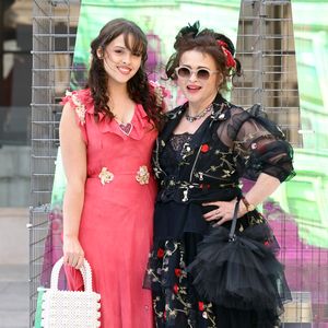 Superselten: Helena Bonham Carter posiert mit Tochter Nell