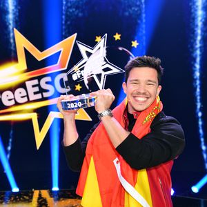 So ausgelassen feierte Nico Santos seinen #FreeESC-Sieg!