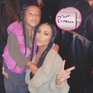 Auf Klopapier: Kim Kardashian bekommt Nachricht von North