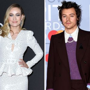 Olivia Wilde und Harry Styles posieren innig am Filmset