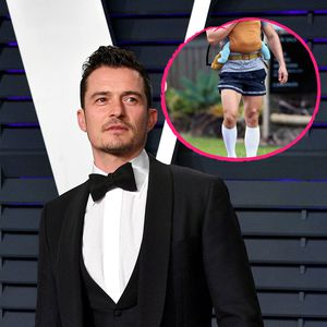 Spaziergang mit Daisy: Orlando Bloom zeigt seine Beinmuskeln