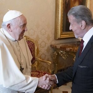 Private Audienz: Der Papst ist Fan von Sylvester Stallone!