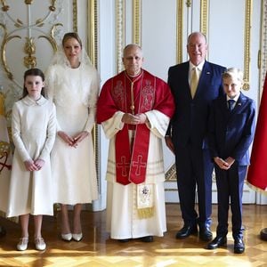 Privileg: Fürstin Charlène empfängt Papst Leo XIV. in Weiß