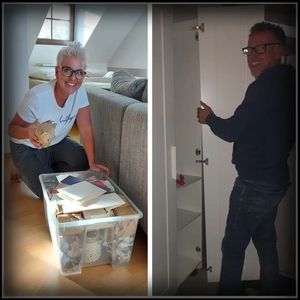 Umzugsendspurt: TV-Bauer Herbert hilft Petra beim Packen