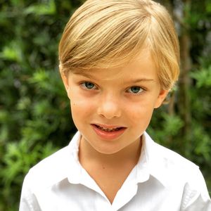 Niedliches Bild von Prinz Nicolas zum fünften Geburtstag
