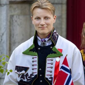Sverre Magnus bei der Feier zum Nationalfeiertag in Skaugum, 2026