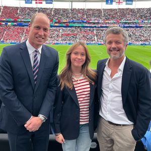 EM-Rivalen: Prinz William besucht mit dänischen Royals Spiel