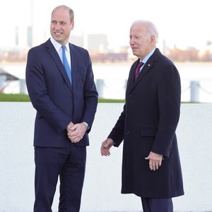 Bei Eiseskälte: Prinz William trifft US-Präsident Joe Biden