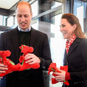 Prinz William und Kate bekommen Kuschel-Drachen für die Kids