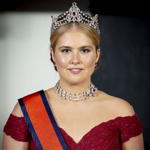 Prinzessin Amalia der Niederlande beim Staatsbankett im Königlichen Palast Amsterdam, 17. Juni 2026