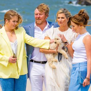 Stürmische Sache: Niederländische Royals beim Strandshooting