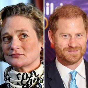 Belgiens Prinzessin Delphine stärkt Prinz Harry den Rücken
