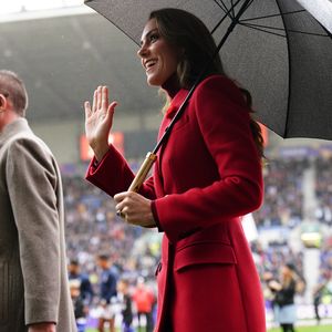 Ton in Ton: Prinzessin Kate strahlt bei einem Rugby-Event
