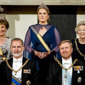 Debüt beim Staatsbankett: Prinzessin Amalia glänzt mit Tiara