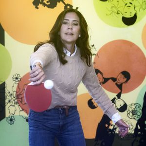 Cool: Hier spielt Prinzessin Mary von Dänemark Tischtennis