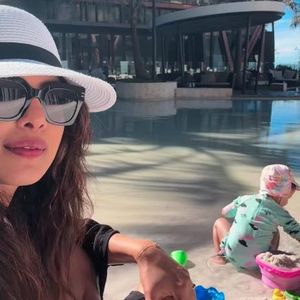 Priyanka Chopra und Tochter Malti genießen Ausflug am Strand