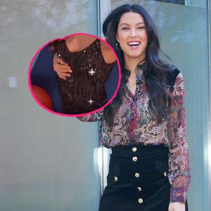 Sexy Glitzerfummel: So schick stylt Rebecca Mir Babybauch