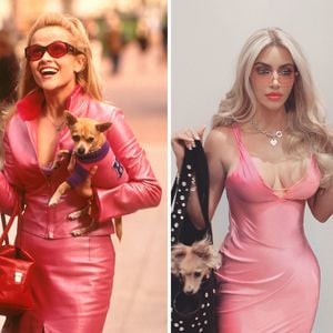 Als "Natürlich blond"-Elle: Kim K. präsentiert ihre Kurven!