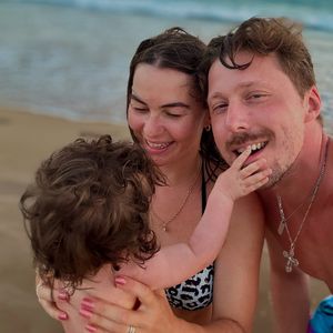 Renata und Valentin Lusin feiern Stellas ersten Geburtstag